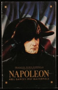 7w593 NAPOLEON souvenir program book R1981 Albert Dieudonne as Bonaparte, Abel Gance!