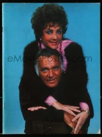 7w613 PRIVATE LIVES stage play souvenir program book 1983 Elizabeth Taylor & Richard Burton!