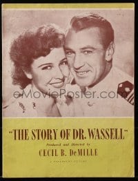 7w667 STORY OF DR. WASSELL souvenir program book 1944 Gary Cooper, Laraine Day, Cecil B. DeMille