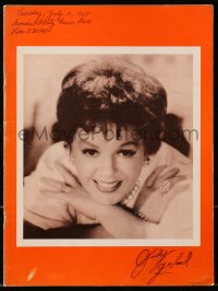 7w668 STORY OF JUDY GARLAND stage play souvenir program book 1960s cool photos of the legendary star!