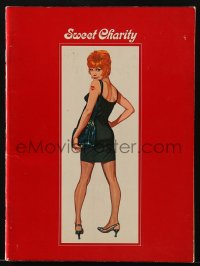 7w672 SWEET CHARITY souvenir program book 1969 Bob Fosse musical starring Shirley MacLaine!