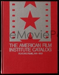 7w144 AMERICAN FILM INSTITUTE CATALOG: FEATURE FILMS 1911-1920 group of 2 hardcover books 1988