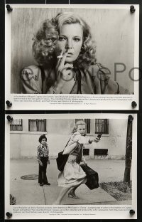 7w797 GLORIA presskit w/ 9 stills 1980 John Cassavetes, Gena Rowlands in the title role!