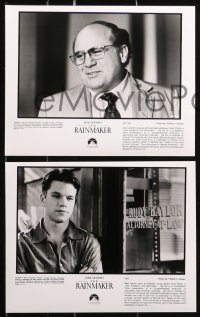 7w925 RAINMAKER presskit w/ 15 stills 1997 Matt Damon, Danny DeVito, Coppola, John Grisham novel!