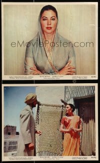 7x298 BHOWANI JUNCTION 2 color 8x10 stills 1955 both with great images of sexy Ava Gardner!