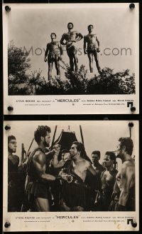 7x964 HERCULES 2 English FOH LCs 1958 great images of the world's mightiest man Steve Reeves!