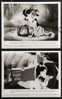 7x542 ALL DOGS GO TO HEAVEN 8 8x10 stills 1989 Don Bluth, cute images of dogs & girl!