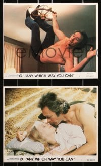 7x092 ANY WHICH WAY YOU CAN 7 color 8x10 stills 1980 Clint Eastwood & Clyde the orangutan!