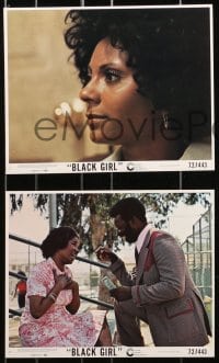 7x021 BLACK GIRL 8 8x10 mini LCs 1972 directed by Ossie Davis, Claudia McNeil, Brock Peters!