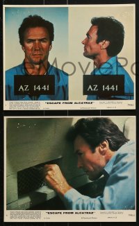 7x140 ESCAPE FROM ALCATRAZ 6 8x10 mini LCs 1979 Clint Eastwood in famous prison, Don Siegel