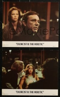 7x036 EXORCIST II: THE HERETIC 8 8x10 mini LCs 1977 Linda Blair, Boorman's sequel to Friedkin movie!