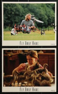 7x040 FLY AWAY HOME 8 8x10 mini LCs 1996 Anna Paquin & Jeff Daniels save orphaned geese!
