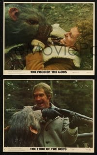 7x232 FOOD OF THE GODS 5 8x10 mini LCs 1976 great special effects images with giant rat monsters!