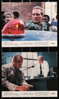 7x042 FORT APACHE THE BRONX 8 color 8x10 stills 1981 Paul Newman, Edward Asner & Wahl as NYPD!