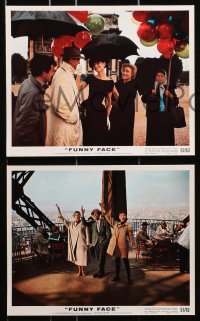 7x006 FUNNY FACE 10 color 8x10 stills 1957 Audrey Hepburn + Fred Astaire and Kay Thompson!