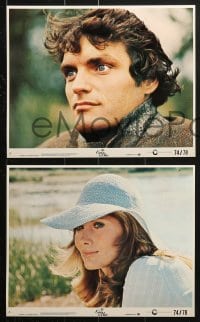 7x045 GIRL IN BLUE 8 8x10 mini LCs 1974 portrait images of sexy Maud Adams & David Selby!