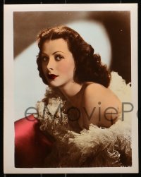 7x287 HEDY LAMARR 3 color 8x10 stills 1940s great close-up portraits of the sexiest MGM star!