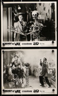 7x570 HOUSE OF WAX 8 8x10 stills R1970s Vincent Price, Charles Bronson, great horror images!