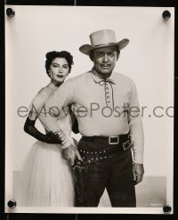 7x971 LONE STAR 2 8x10 stills 1951 both with western cowboy Clark Gable and sexy Ava Gardner!