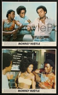 7x057 MONKEY HUSTLE 8 8x10 mini LCs 1976 wacky Rudy Ray Moore, Yaphet Kotto & Rosalind Cash!