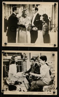 7x840 PHILADELPHIA STORY 4 8x10 stills R1955 Katharine Hepburn, James Stewart, Young, Howard!