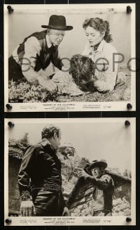 7x354 RAIDERS OF OLD CALIFORNIA 19 8x10 stills 1957 Van Cleef plundered for power across an empire!