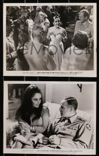 7x845 REFLECTIONS IN A GOLDEN EYE 4 from 7.75x10 to 8x10 stills 1967 John Huston, Liz Taylor, Brando!