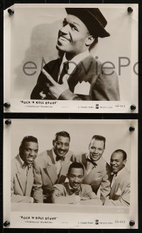 7x847 ROCK 'N' ROLL REVUE 4 8x10 stills 1955 Nipsey Russell, Lionel Hampton, Mantan Moreland!