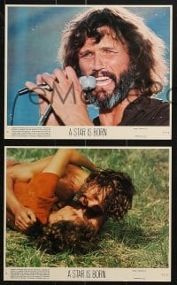 7x249 STAR IS BORN 5 8x10 mini LCs 1977 best portrait of nude Kris Kristofferson & Barbra Streisand!