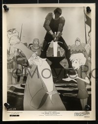 7x718 SWORD IN THE STONE 6 8x10 stills 1964 Disney cartoon of King Arthur & Merlin the Wizard