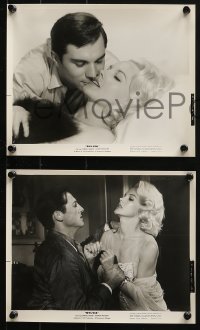 7x859 SYLVIA 4 8x10 stills 1965 George Maharis can't take his eyes off of sexy Carroll Baker!