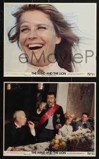 7x254 WIND & THE LION 5 8x10 mini LCs 1975 John Huston, Sean Connery & pretty Candice Bergen!