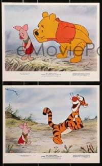 7x255 WINNIE THE POOH & TIGGER TOO 5 color 8x10 stills 1974 Walt Disney, Christopher Robin, Rabbit!