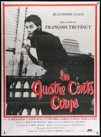 7y574 400 BLOWS French 1p R1980s close up of Jean-Pierre Leaud as young Francois Truffaut!