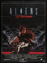 7y578 ALIENS French 1p 1986 James Cameron, there are some places in the universe you don't go alone!