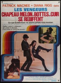 7y600 AVENGERS French 1p R1972 different images of sexy Diana Rigg & Patrick Macnee!