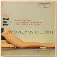 7y012 BRIGITTE BARDOT 33 1/3 RPM record 1960s cool sounds from her hot movie scenes by Pete Rugolo!