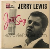 7y030 JERRY LEWIS 33 1/3 RPM record 1956 Jerry Lewis Just Sings, no gags, no funny bits, no mugging!