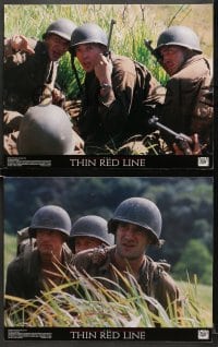 7z017 THIN RED LINE 10 LCs 1998 Sean Penn, Harrelson & Jim Caviezel in WWII!