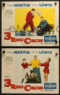 7z034 3 RING CIRCUS 8 LCs 1954 Dean Martin & Jerry Lewis, Zsa Zsa Gabor, Joanne Dru!