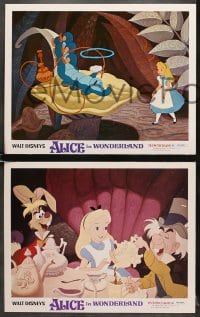 7z509 ALICE IN WONDERLAND 6 LCs R1974 cool images from Walt Disney Lewis Carroll classic!