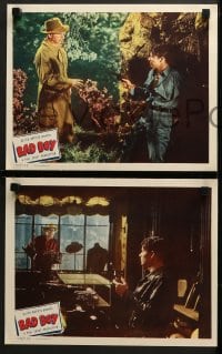 7z619 BAD BOY 4 LCs 1949 great images of Audie Murphy with Lloyd Nolan & Dickie Moore!