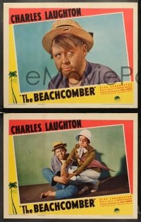 7z070 BEACHCOMBER 8 LCs 1938 Charles Laughton in the tropics, W. Somerset Maugham!