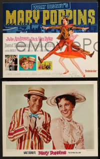 7z024 MARY POPPINS 9 LCs R1973 Julie Andrews & Dick Van Dyke in Walt Disney's musical classic!