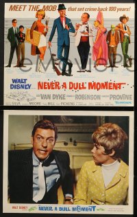 7z026 NEVER A DULL MOMENT 9 LCs 1968 Disney, Dick Van Dyke, Edward G. Robinson, Dorothy Provine!