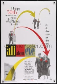 8a044 ALL ABOUT EVE DS 1sh R2000 Bette Davis & Anne Baxter, Monroe, image from original one sheet!