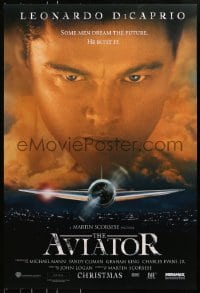 8a067 AVIATOR advance DS 1sh 2004 Martin Scorsese directed, Leonardo DiCaprio as Howard Hughes!