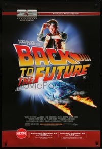 8a071 BACK TO THE FUTURE advance 1sh R2010 Drew Struzan art of Michael J. Fox & Delorean!