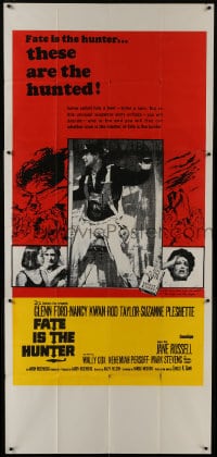 8b037 FATE IS THE HUNTER South African 3sh 1964 Glenn Ford, Rod Taylor, Pleshette, Nancy Kwan