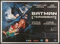 8b446 BATMAN FOREVER Argentinean 43x58 1995 Val Kilmer, Nicole Kidman, Tommy Lee Jones, Jim Carrey!